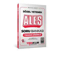 Yediiklim 2025 ALES Sözel Yetenek Tamamı Çözümlü Soru Bankası