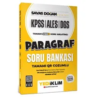 KPSS ALES DGS Savaş Doğan Serisi Paragraf Tamamı Video Konu Anlatımlı ve Tamamı QR Çözümlü Soru