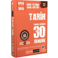 Pegem 2025 KPSS Tarih Tamamı Çözümlü 30 Deneme