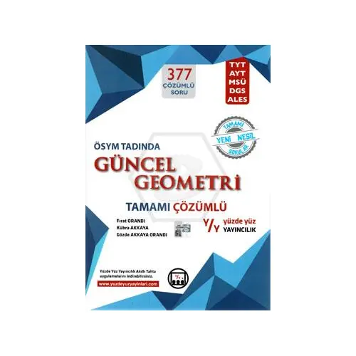 Tamamı Çözümlü Güncel Geometri Yüzde Yüz Yayıncılık